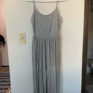 Grey Jumpsuit with Pockets